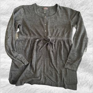 New York and Company Sweater, Dark Gray, Large